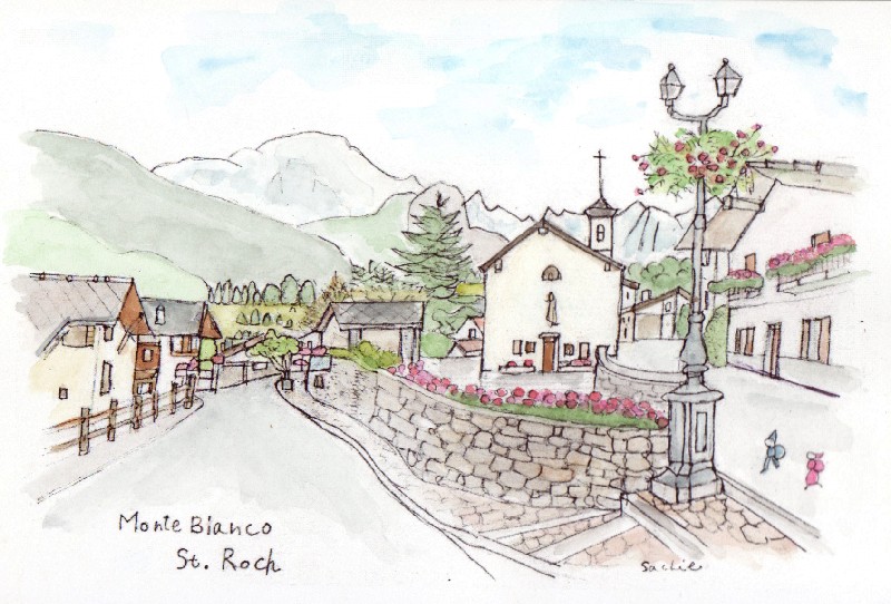 Aosta:Pre Saint Didier:St Roch Chapelle