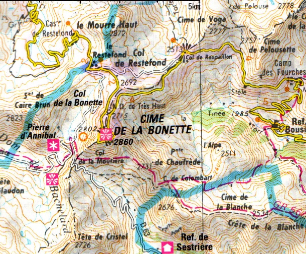 bonette周囲map