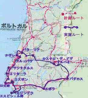 ポルトガルmap