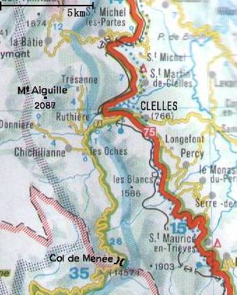 ClellesMt.Aiguille̎R