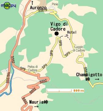 vigo-di-cadore-map