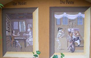 Elbigenalpの骸骨の壁絵