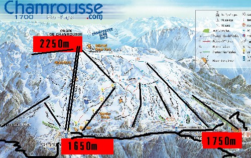 Chamrousse1650m/1750mEE2250m