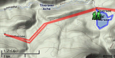 Thiersee/Hinterthiersee-map