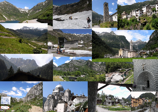2009年の旅-その２：スイス・ティチーノ、イタリア・フォルマッツァの峠と渓谷
