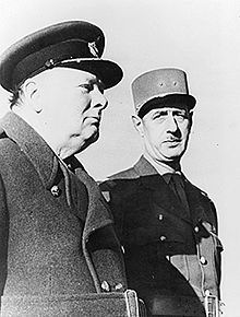 1940NChurchill & de Gaulle