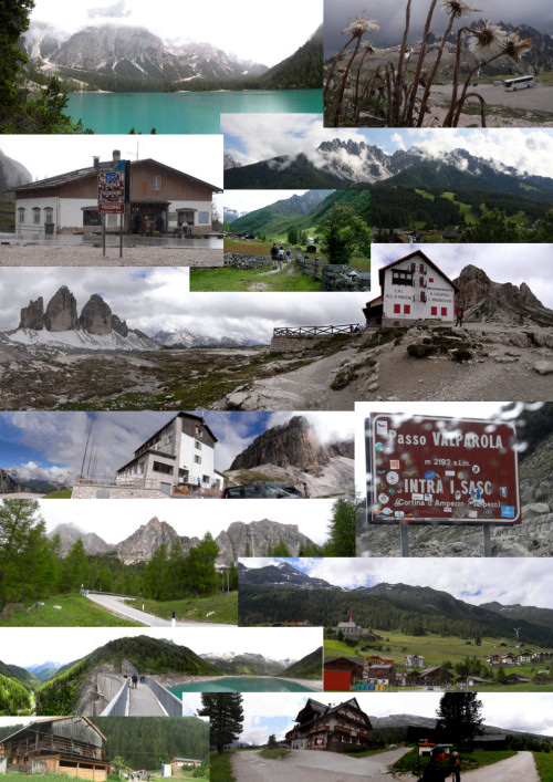 2011年の旅-２：イタリア：Dolomitenドロミテ〜Val-Pusteriaプステリア谷編の峠と渓谷