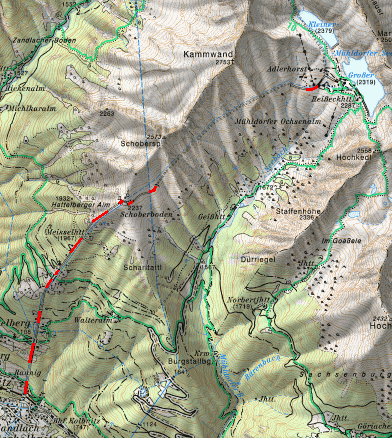 Reisseck-Bergbahnen-map
