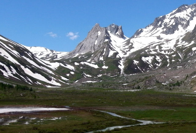 Lago di Miage~AWF΂猩Col de la Seigne(2516m)