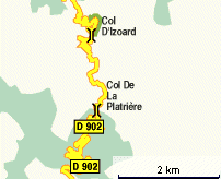 Izoard -Col d' : Platriere -Col de la