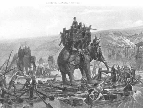 Hannibal crosses the Rhone, 1878
