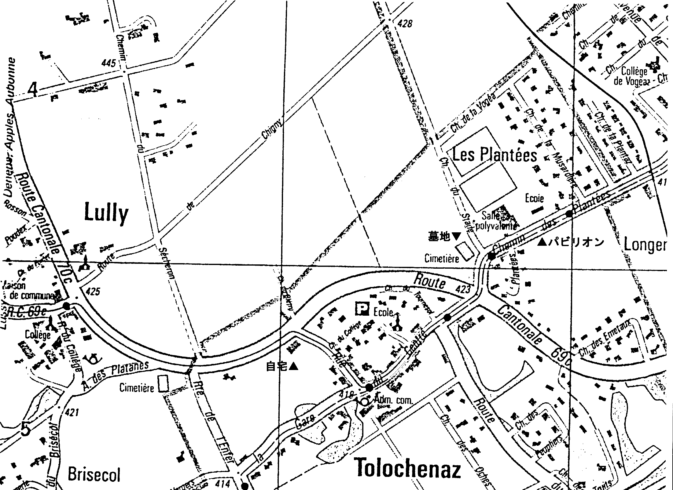 Tolochenaz-map