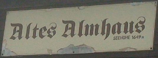 Altes-Almhaus峠