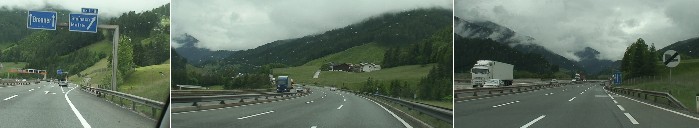 オーストリア〜イタリア高速道路